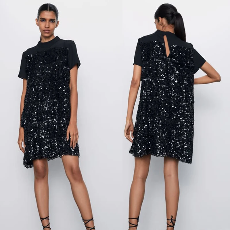 ZA Women Dress 2019 Shiny Tassel Fringed Bright Chic Lady Green Black Streetwear Sexy Mini Club Party Dress Wedding Wholesale
ZA Women Dress 2019 Shiny Tassel Fringed Bright Chic Lady Green Black Streetwear Sexy Mini Club Party Dress Wedding Wholesale