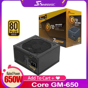 Seasonic GM650 Desktop Power Supply Active 80PLUS Gold 100% Original Rated 650W power computer power supply
Seasonic GM650 Desktop Power Supply Active 80PLUS Gold 100% Original Rated 650W power computer power supply