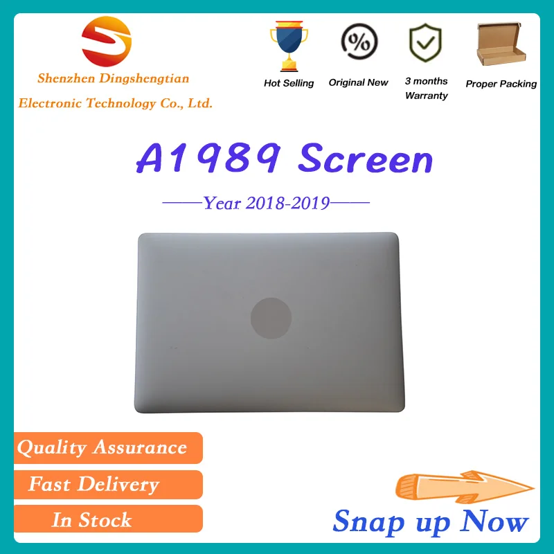 Сборный ЖК-экран Macbook Pro Retina A1989 13 дюймов 2018 дюйма серый и серебристый цвета |
