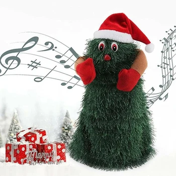 Party Tree Christmas Electric Toy Dancing Rotating Music Christmas Tree in A Santa Hat Drop Shipping
Party Tree Christmas Electric Toy Dancing Rotating Music Christmas Tree in A Santa Hat Drop Shipping
