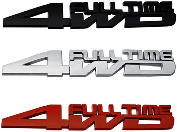 4WD Full TIME, 3D Metal 4 Wheel Drive Logo Side Fender Rear Trunk Emblem Badge Decals Sticker for All 4 Wheel Drive Car Models 
4WD Full TIME, 3D Metal 4 Wheel Drive Logo Side Fender Rear Trunk Emblem Badge Decals Sticker for All 4 Wheel Drive Car Models