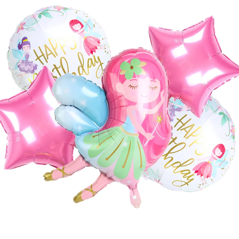 5pcs Cute Fairy Fairy Balloons Girl Princess Birthday Party Decoration Aluminum Foil Balloons Pink Wing Fairy Balloons
5pcs Cute Fairy Fairy Balloons Girl Princess Birthday Party Decoration Aluminum Foil Balloons Pink Wing Fairy Balloons
