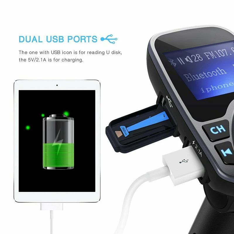 Universal Auto Hands Free Bluetooth Wireless Car AUX Audio Receiver FM Adapter USB Charger Flexibility And Convenience
Universal Auto Hands Free Bluetooth Wireless Car AUX Audio Receiver FM Adapter USB Charger Flexibility And Convenience