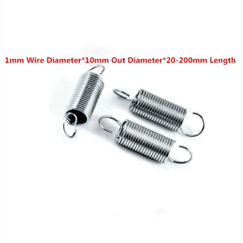 3PCS Wholesale Exercise Equipment Stainless Steel Extension Tension Spring 1.2mm Wire Diameter*12mm Out Diameter*30-200mm Length
3PCS Wholesale Exercise Equipment Stainless Steel Extension Tension Spring 1.2mm Wire Diameter*12mm Out Diameter*30-200mm Length