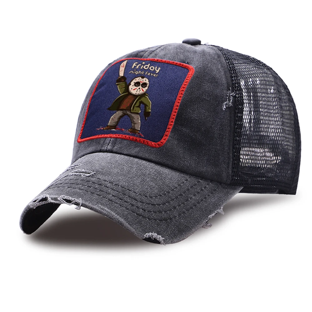 Summer Mesh Baseball Cap Horror Prison - Friday The 13th Outdoor Cap Polyester Washable Snapback Caps For Ladies Retro Gorras
Summer Mesh Baseball Cap Horror Prison - Friday The 13th Outdoor Cap Polyester Washable Snapback Caps For Ladies Retro Gorras