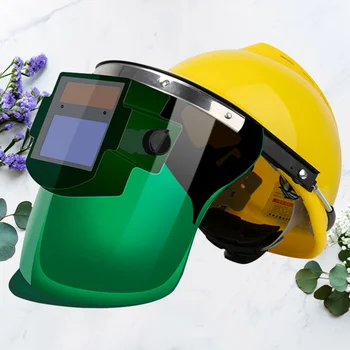 1 Set Dimming Welding Mask Protective Face Screen Solar Welders Welding Protective Masks with Safety Hat for Welder (1PC Mask+1P
1 Set Dimming Welding Mask Protective Face Screen Solar Welders Welding Protective Masks with Safety Hat for Welder (1PC Mask+1P