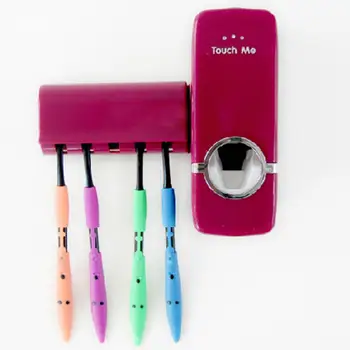 Bathroom Accessories Set Toothbrush Holder Automatic Toothpaste Dispenser Holder Toothbrush Wall Mount Rack Bathroom Tools Set
Bathroom Accessories Set Toothbrush Holder Automatic Toothpaste Dispenser Holder Toothbrush Wall Mount Rack Bathroom Tools Set