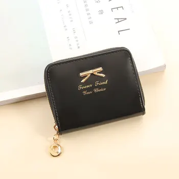 Korean version of fresh ladies coin purse, simple bow coin purse, zipper small purse, short coin purse, card holder 
Korean version of fresh ladies coin purse, simple bow coin purse, zipper small purse, short coin purse, card holder