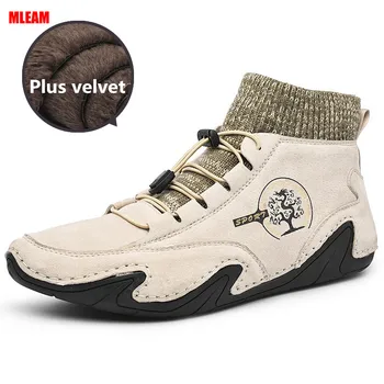 Winter New Shoes for Men Plus Velvet Warm Soft Comfortable Flats Casual Sneakers Driving Shoes Plus Size 38-48 tenis masculino
Winter New Shoes for Men Plus Velvet Warm Soft Comfortable Flats Casual Sneakers Driving Shoes Plus Size 38-48 tenis masculino