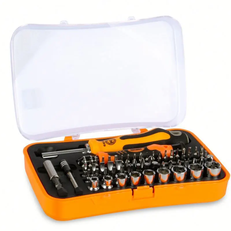 JAKEMY Professional 66 in 1 Portable Screwdriver Tool Set with Adjustable Extension Bar DIY repair tool for Cellphone Laptop
JAKEMY Professional 66 in 1 Portable Screwdriver Tool Set with Adjustable Extension Bar DIY repair tool for Cellphone Laptop