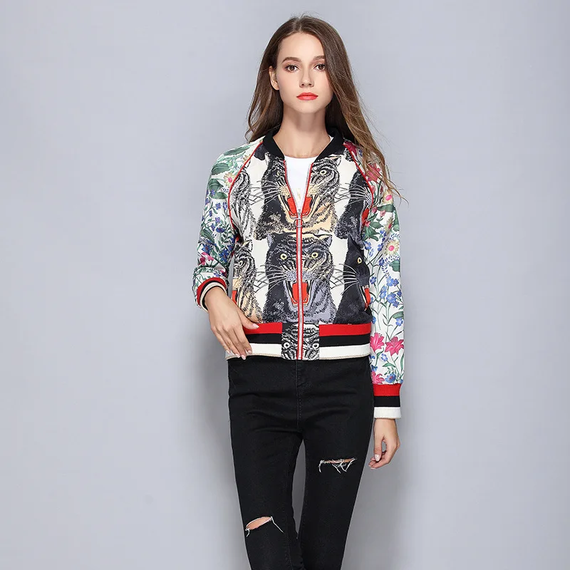 Europe And America Female Autumn New Style Printed Bomber Jacket Coat Women's Zipper Cardigan Hoodie
Europe And America Female Autumn New Style Printed Bomber Jacket Coat Women's Zipper Cardigan Hoodie