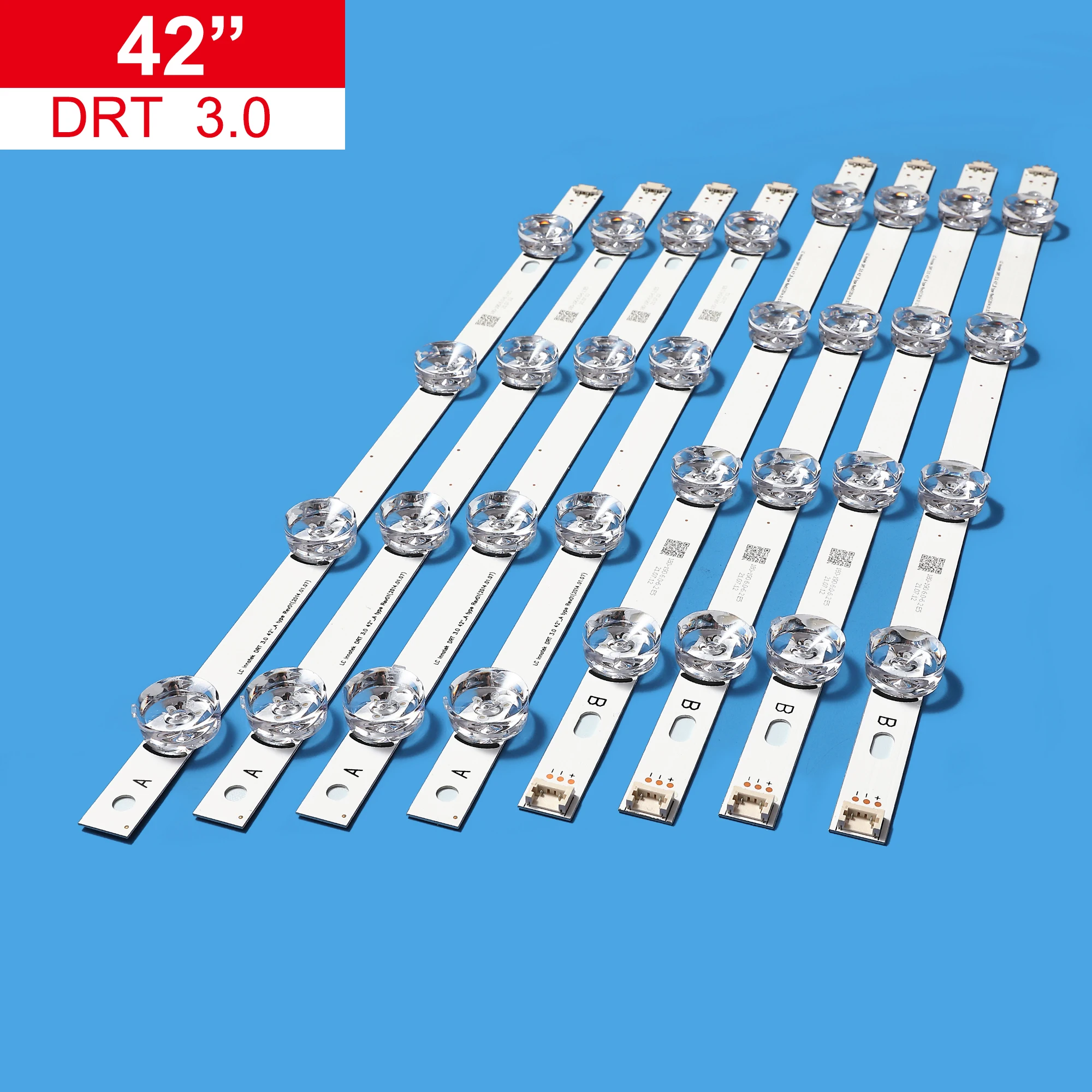825mm LED strip 8 leds For LG INNOTEK DRT 3.0 42"_A/B TYPE 42LB5610 42LB5510 42LY320C 42GB6310 TV LCD replacement 4sets | Компьютеры и