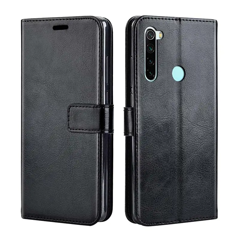 Кожаный чехол для Xiaomi Redmi Note 8 Pro задняя крышка с откидной крышкой Note8 | Мобильные