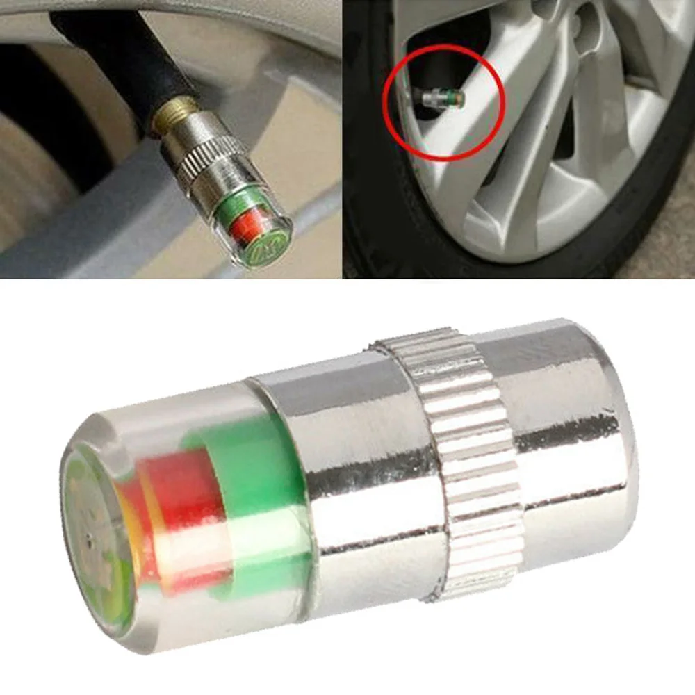 2.5cmx1cm Tire Pressure Monitor Valve Warning Cap Sensor Indicator 4PCS Auto Replacements Tire Accessories
2.5cmx1cm Tire Pressure Monitor Valve Warning Cap Sensor Indicator 4PCS Auto Replacements Tire Accessories