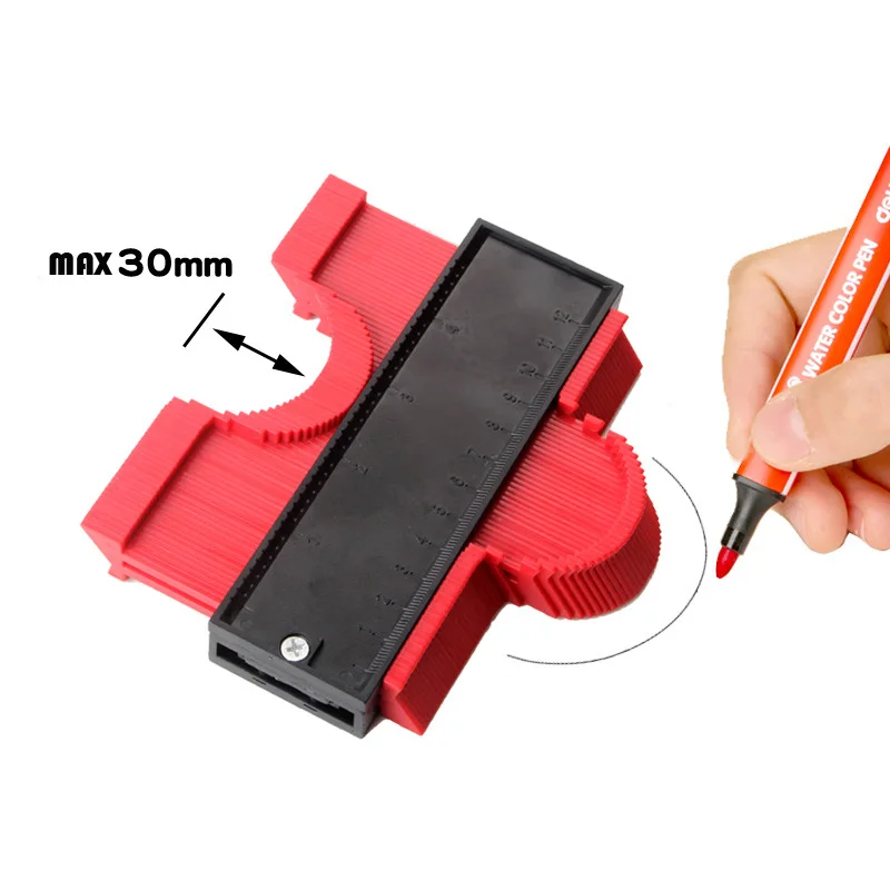 Contour Gauge 5 Inch Plastic Irregular Profile Duplicator Instant Template Shape Copy Tool With Lock Measure Ruler
Contour Gauge 5 Inch Plastic Irregular Profile Duplicator Instant Template Shape Copy Tool With Lock Measure Ruler