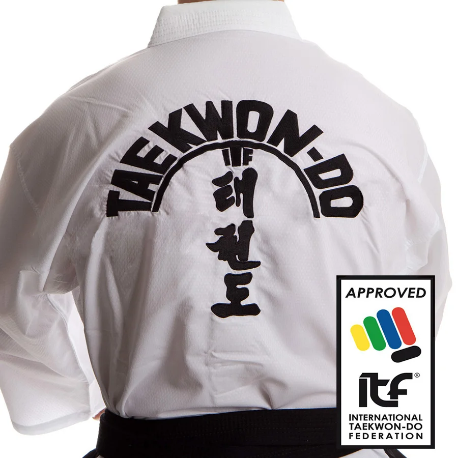 High-Quality ITF approve Taekwondo Uniform assistant instructor Doboks Design Embroidery Pattern Kimono for 1-3 Dan Adult
High-Quality ITF approve Taekwondo Uniform assistant instructor Doboks Design Embroidery Pattern Kimono for 1-3 Dan Adult