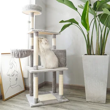 Five-layer Large Cat Climbing Frame Sisal Jumping Platform Cat Tree Litter Wear-resistant Cat Scratching Board Cat Shelf Pet
Five-layer Large Cat Climbing Frame Sisal Jumping Platform Cat Tree Litter Wear-resistant Cat Scratching Board Cat Shelf Pet