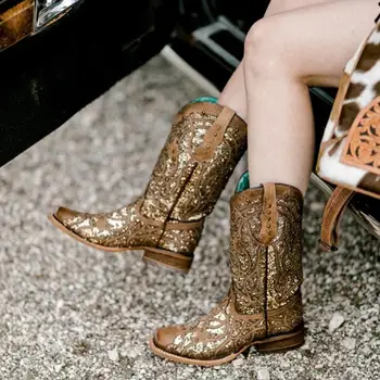 Women's Shoes New for 2020 High Quality Pu Leather Safety Fashion Boots Female Vinage Classic Western Boots Botas De Mujer QA113
Women's Shoes New for 2020 High Quality Pu Leather Safety Fashion Boots Female Vinage Classic Western Boots Botas De Mujer QA113