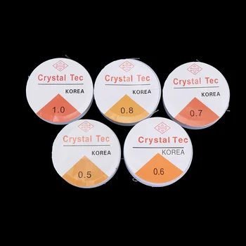 1 Roll 0.5-1.0MM String DIY Beading Making Bracelet&Necklace Jewelry Stretch Transparent Stretchy Elastic Rope line Beads Cord
1 Roll 0.5-1.0MM String DIY Beading Making Bracelet&Necklace Jewelry Stretch Transparent Stretchy Elastic Rope line Beads Cord