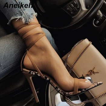 Aneikeh 2019 Serpentine Women Shoes Peep Toe High Heels Sandals Summer Party Dress Shoes Cross Strap Ankle Buckle Sandals Pumps
Aneikeh 2019 Serpentine Women Shoes Peep Toe High Heels Sandals Summer Party Dress Shoes Cross Strap Ankle Buckle Sandals Pumps
