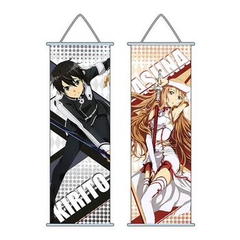 Anime Sword Art Online Figures Kirito Yuuki Asuna Bedroom Study Wall Hanging Poster Home Decro 70x30cm
Anime Sword Art Online Figures Kirito Yuuki Asuna Bedroom Study Wall Hanging Poster Home Decro 70x30cm
