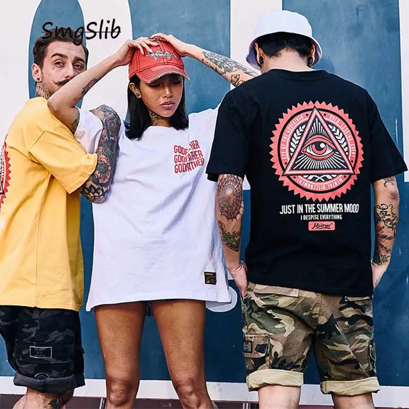 2020 Geometry Triangle T Shirts Men's Hip Hop Eye of Godfather Printed Casual Cotton Streetwear Tops Tees Streetwear Tshirts
2020 Geometry Triangle T Shirts Men's Hip Hop Eye of Godfather Printed Casual Cotton Streetwear Tops Tees Streetwear Tshirts
