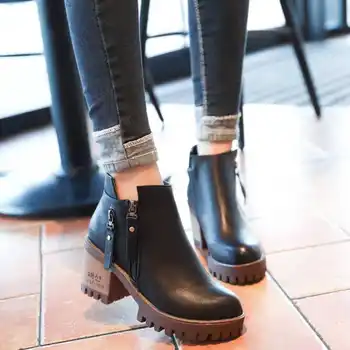 Boots Women Chelsea boots Fur Ankle Boots Women Winter Plush Boots Shoes Woman High Heels Platform Martin boots Botas Mujer New 
Boots Women Chelsea boots Fur Ankle Boots Women Winter Plush Boots Shoes Woman High Heels Platform Martin boots Botas Mujer New
