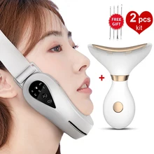 Electric V Face Lifting Double Chin Reducer Lifting Facial Slimming Shaping Microcurrent Led Light Devices Neck Massager Lift
Electric V Face Lifting Double Chin Reducer Lifting Facial Slimming Shaping Microcurrent Led Light Devices Neck Massager Lift