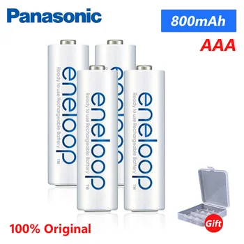 Panasonic Original 1.2V Ni-MH Rechargeable batterie 800mah AAA batterie for Camera remote controls toy precharge Digital battery
Panasonic Original 1.2V Ni-MH Rechargeable batterie 800mah AAA batterie for Camera remote controls toy precharge Digital battery
