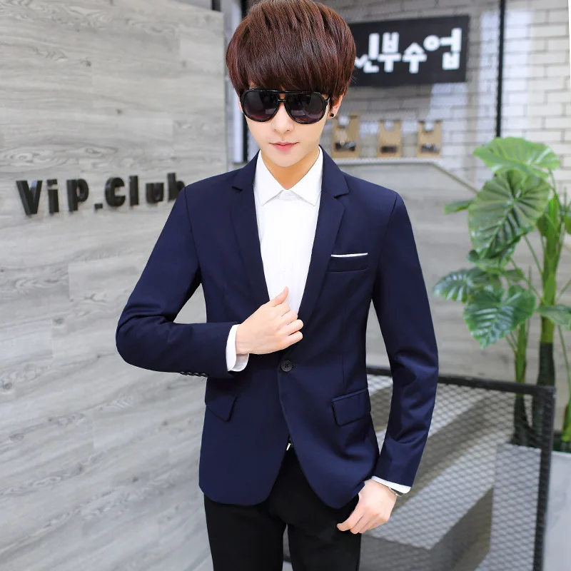 2018 Spring And Autumn New Style Men's Small Suit Coat Solid Color Men's Korean-style Slim Fit Suit Teenager Men'S Wear
2018 Spring And Autumn New Style Men's Small Suit Coat Solid Color Men's Korean-style Slim Fit Suit Teenager Men'S Wear