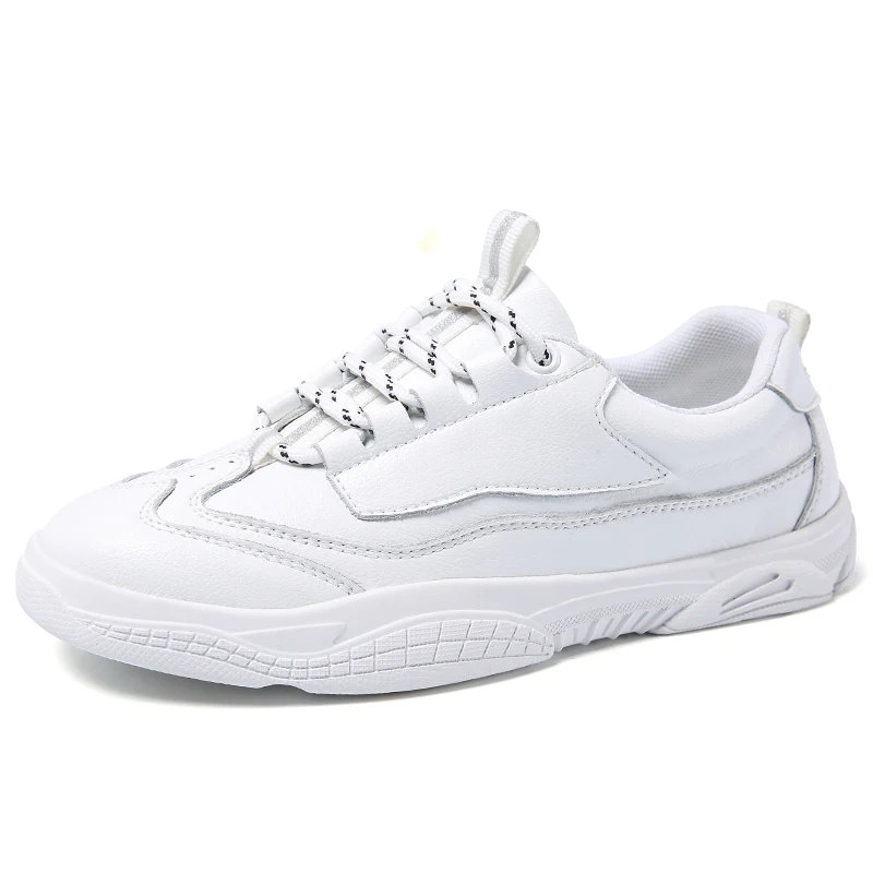 white women genuine leather vulcanized shoes fashion korean trend ladies skate casual flats designer female dress moccasins girl (1)