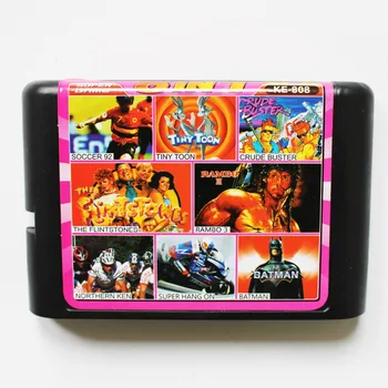 KE-808 8 in 1 game cartridge 16 bit md Multi game card for sega genesis/mega drive
KE-808 8 in 1 game cartridge 16 bit md Multi game card for sega genesis/mega drive
