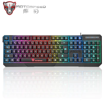 New Genuine Motospeed K70 Gaming Keyboard LED Backlight USB wired keyboard for Desktop Laptop English/Ruaaian/Spanish sticker
New Genuine Motospeed K70 Gaming Keyboard LED Backlight USB wired keyboard for Desktop Laptop English/Ruaaian/Spanish sticker
