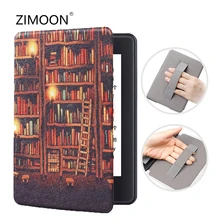 Resto de pulso caso inteligente para novo amazon kindle paperwhite 4 flip magnética capa de mão para kindle paperwhite 10th geração 2018(China)