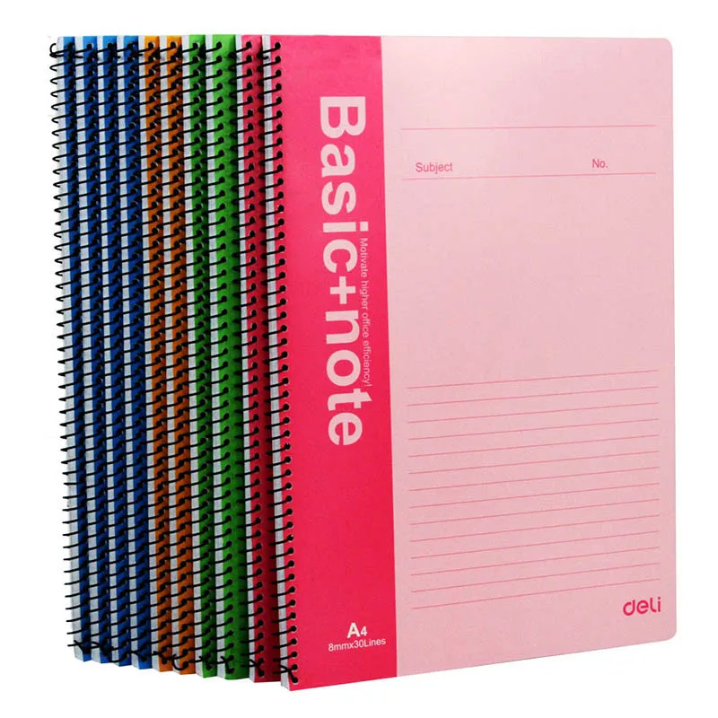 Deli 7688 Coil Notebook A4 Spiral Binding of the 60 Page Notebook Office Book Wholesale
Deli 7688 Coil Notebook A4 Spiral Binding of the 60 Page Notebook Office Book Wholesale
