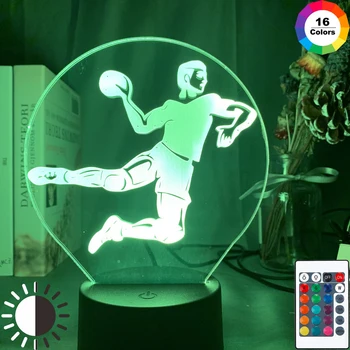 Led Night Light Sport Handball Player Figure Nightlight for Home Office Decoration Atmosphere Colorful Desk Lamp Birthday Gift
Led Night Light Sport Handball Player Figure Nightlight for Home Office Decoration Atmosphere Colorful Desk Lamp Birthday Gift