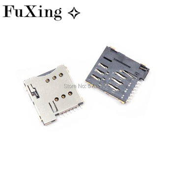 Nano-SIM Card Holder Push-push Type 7PIN Mini Sim Card Socket nano sim card Connector 7pin push card socket holder SIM-7Pin New
Nano-SIM Card Holder Push-push Type 7PIN Mini Sim Card Socket nano sim card Connector 7pin push card socket holder SIM-7Pin New