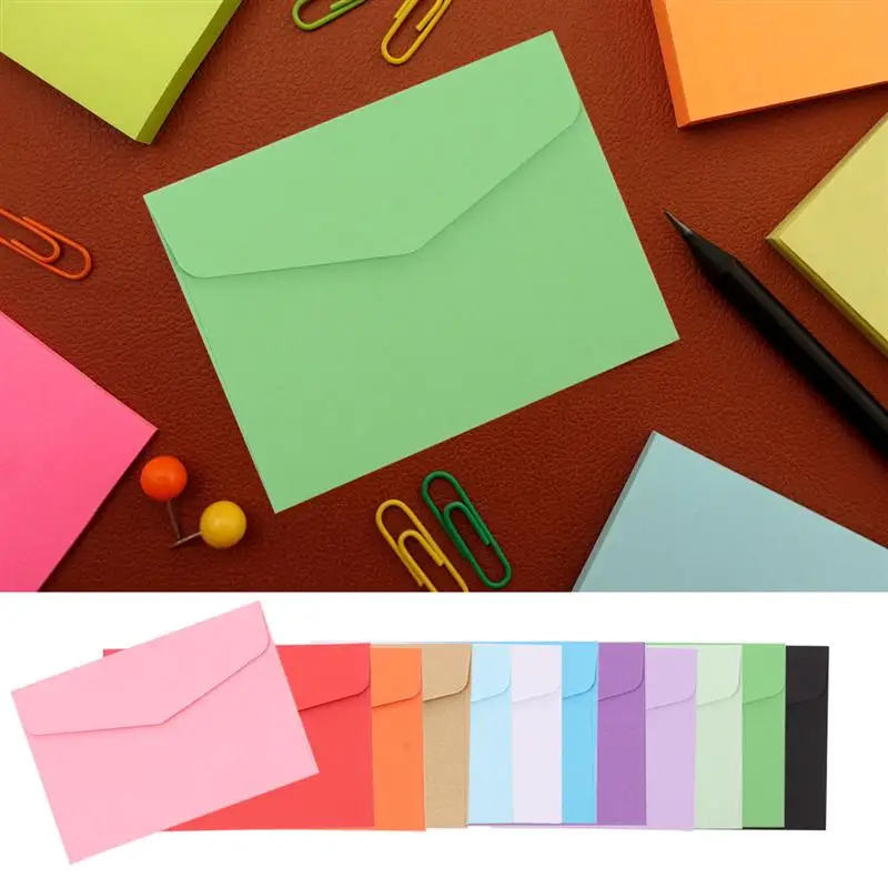 120Pcs Mini Envelopes Small Greeting Card Message Card Letter Stationary Storage Paper Gift (Random Color)
120Pcs Mini Envelopes Small Greeting Card Message Card Letter Stationary Storage Paper Gift (Random Color)