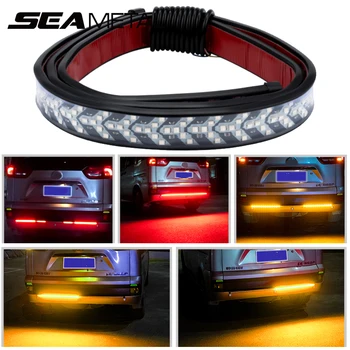 12V Car Brake Light Led Strip Flexible Auto Tailgate LED Strip Light Red Yellow Rear Tail Warning Signal Lamp For Pickup Truck
12V Car Brake Light Led Strip Flexible Auto Tailgate LED Strip Light Red Yellow Rear Tail Warning Signal Lamp For Pickup Truck