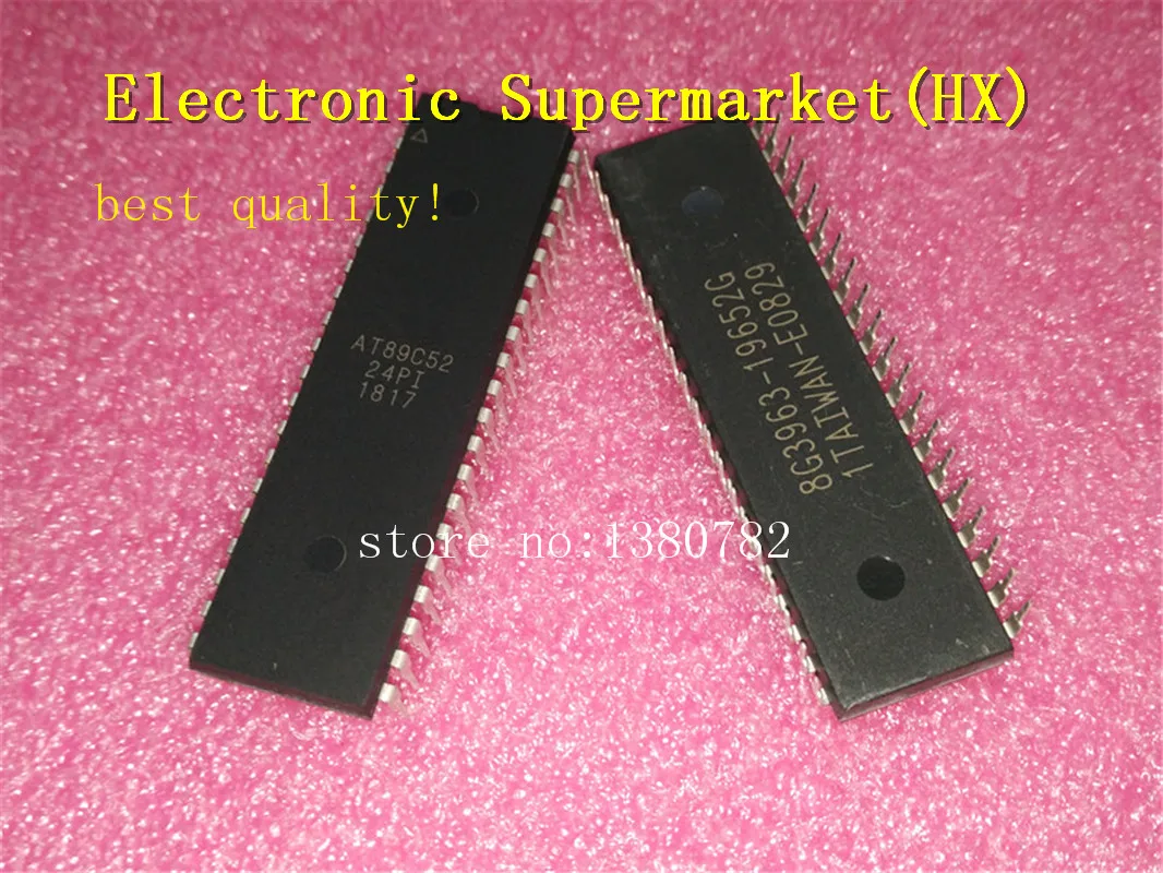 Free Shipping 20pcs/lots AT89C52-24PI AT89C52 DIP-40 100%New original IC In stock!
Free Shipping 20pcs/lots AT89C52-24PI AT89C52 DIP-40 100%New original IC In stock!