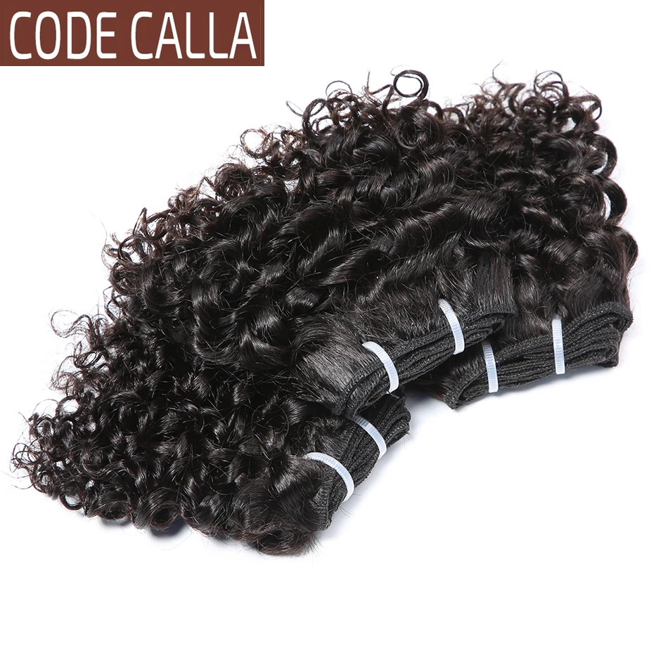 Code Calla Kinky Curly Hair Bundles Double Draw Malaysian Remy Human Hair Extensions Weft Natural Dark Brown and Black Color
Code Calla Kinky Curly Hair Bundles Double Draw Malaysian Remy Human Hair Extensions Weft Natural Dark Brown and Black Color