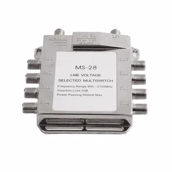 New 2x8 DiSEqC Satellite Stand-Alone MultiSwitch FTA TV LNB Voltage Switch Cascade 2 in 8 multiswitch 2 LNB 1 TERR IN
New 2x8 DiSEqC Satellite Stand-Alone MultiSwitch FTA TV LNB Voltage Switch Cascade 2 in 8 multiswitch 2 LNB 1 TERR IN