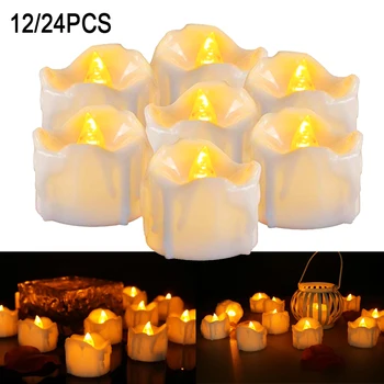 12/24Pcs LED Candle Lamp Flame Flashing Tea Light Home Wedding Birthday Party Decorations
12/24Pcs LED Candle Lamp Flame Flashing Tea Light Home Wedding Birthday Party Decorations