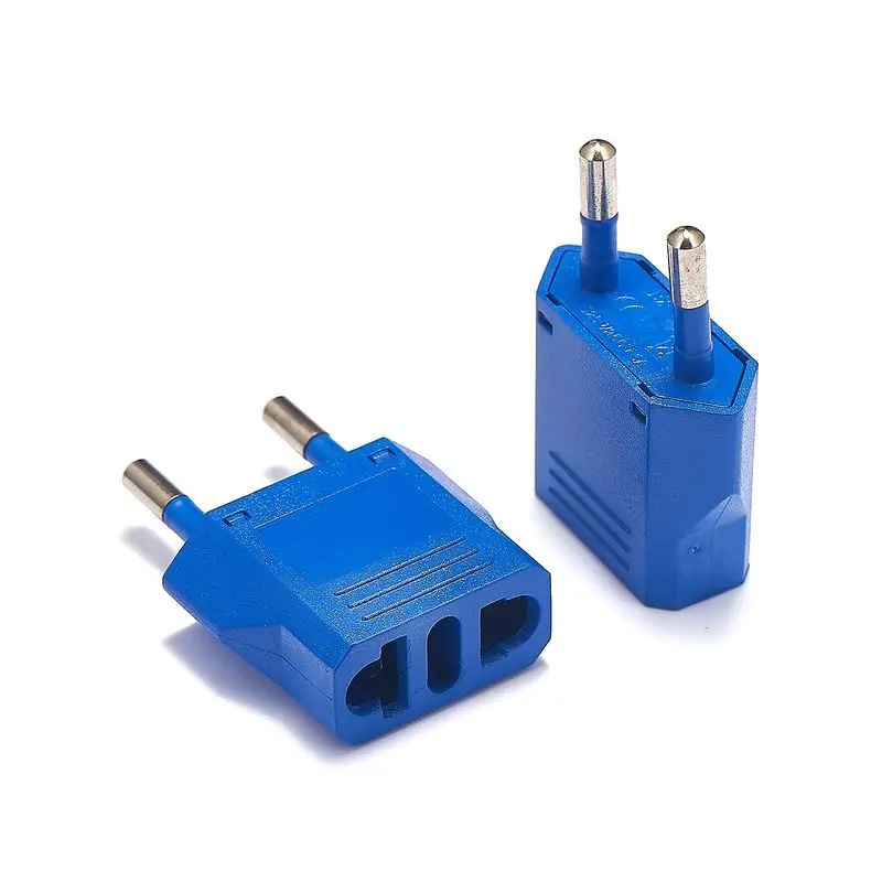 1pcs US To EU Plug Adapter Converter Japan European American adapter Type C Travel Power Electric Sockets Outlet | Электроника