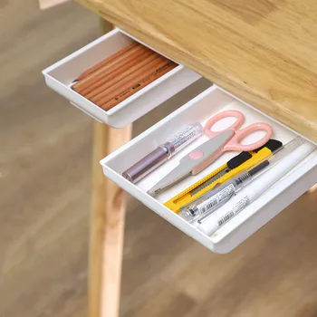 Self-Adhesive Under Desk Drawer Makeup Organizer Desktop Sundries Storage Box Stationery Supplie Pencil Tray Pen Holder Dropship
Self-Adhesive Under Desk Drawer Makeup Organizer Desktop Sundries Storage Box Stationery Supplie Pencil Tray Pen Holder Dropship