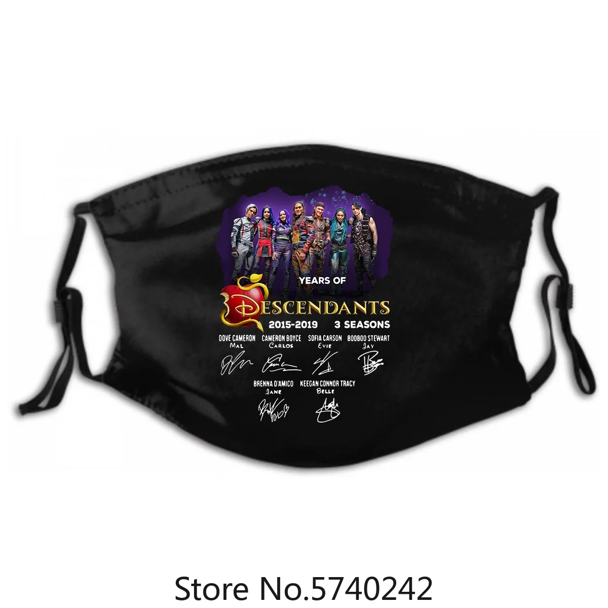 Black Unisex S-6Xl Mask Cotton Descendants 04Th Anniversary Signatures Washable Reusable Mask with PM2.5 Filters 5 Layers
Black Unisex S-6Xl Mask Cotton Descendants 04Th Anniversary Signatures Washable Reusable Mask with PM2.5 Filters 5 Layers