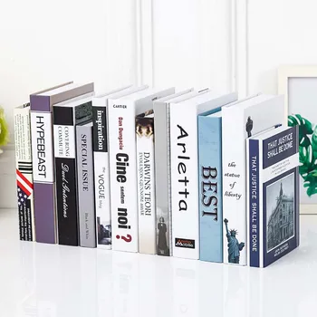 Simulation Book Model Home Decoration Accessories Coffee Shop Display Furnishings Study Room Bookcase Decoration Fake Books
Simulation Book Model Home Decoration Accessories Coffee Shop Display Furnishings Study Room Bookcase Decoration Fake Books