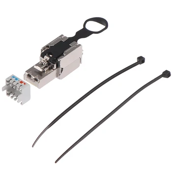 8P8C RJ45 Connector Compatible with Cat6/Cat6A/Cat7/Cat8 Termination Plug Computer connection and connector
8P8C RJ45 Connector Compatible with Cat6/Cat6A/Cat7/Cat8 Termination Plug Computer connection and connector