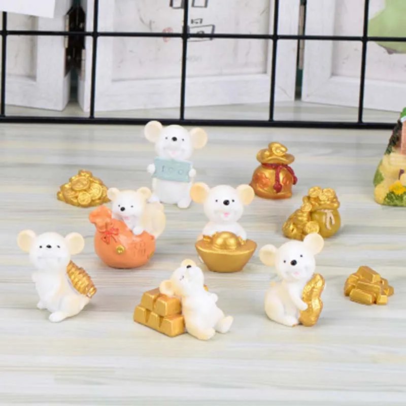 Cute Cartoon Money Fortune Mouse Ornaments Rich Mice Small Statue Little Figurine Crafts Desktop kids room decor home Decor 1PC
Cute Cartoon Money Fortune Mouse Ornaments Rich Mice Small Statue Little Figurine Crafts Desktop kids room decor home Decor 1PC