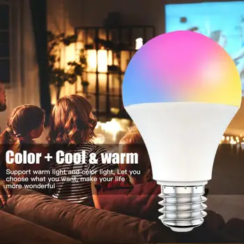 Wifi Smart Bulb B22/E27 APP Control LED Colorful Light Bulb Music Voice Control Smart Lamp Night Light Work With Alexa/Google
Wifi Smart Bulb B22/E27 APP Control LED Colorful Light Bulb Music Voice Control Smart Lamp Night Light Work With Alexa/Google